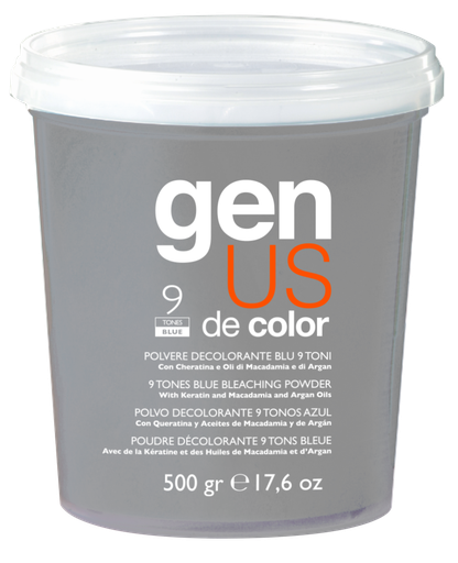 [GENUS331] Decoloración  9 Tonos Azul 500gr