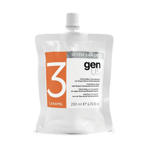 [GENUS372] Mascarilla Shade Color Caramel 200 ml.